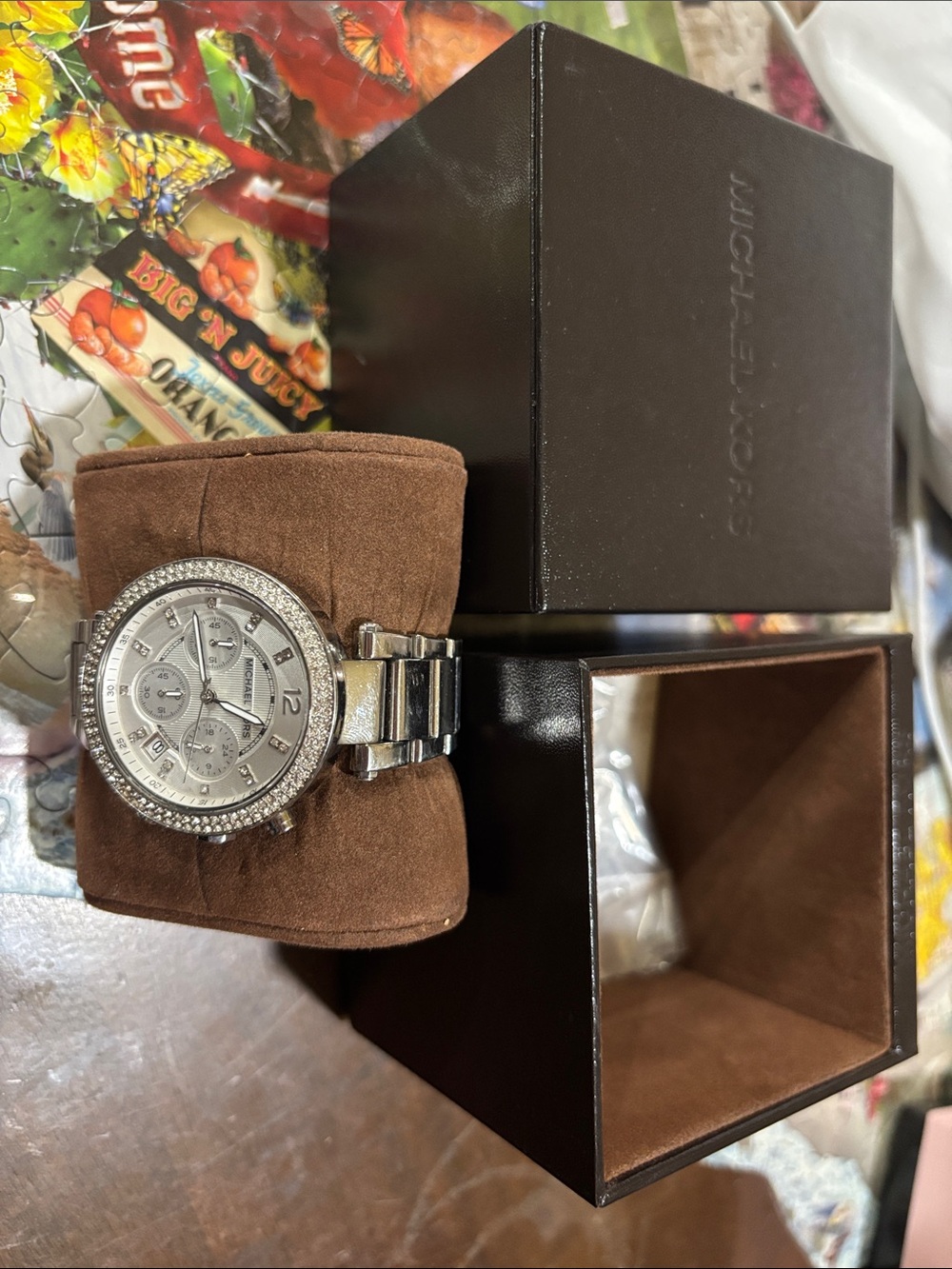 Michael Kors Silver Chronograph Watch - Silver